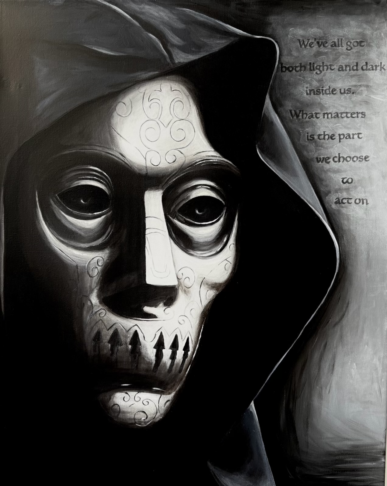 Image of A Death Eater from the series: Harry Potter